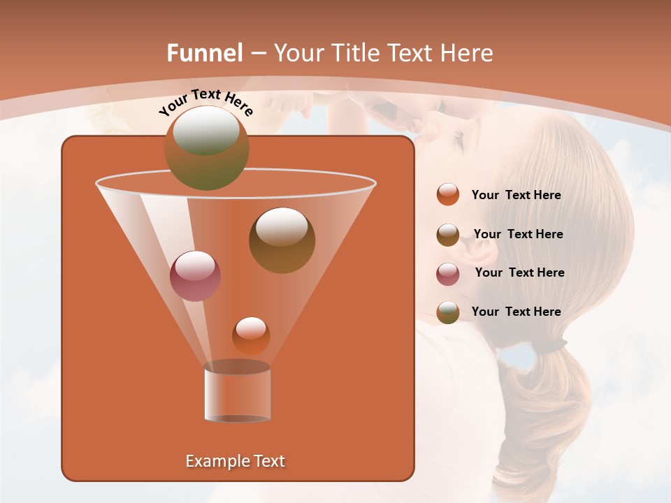 Female Parenthood Emotional PowerPoint Template