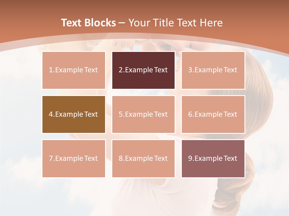 Female Parenthood Emotional PowerPoint Template