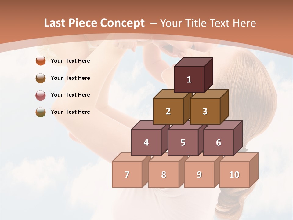 Female Parenthood Emotional PowerPoint Template