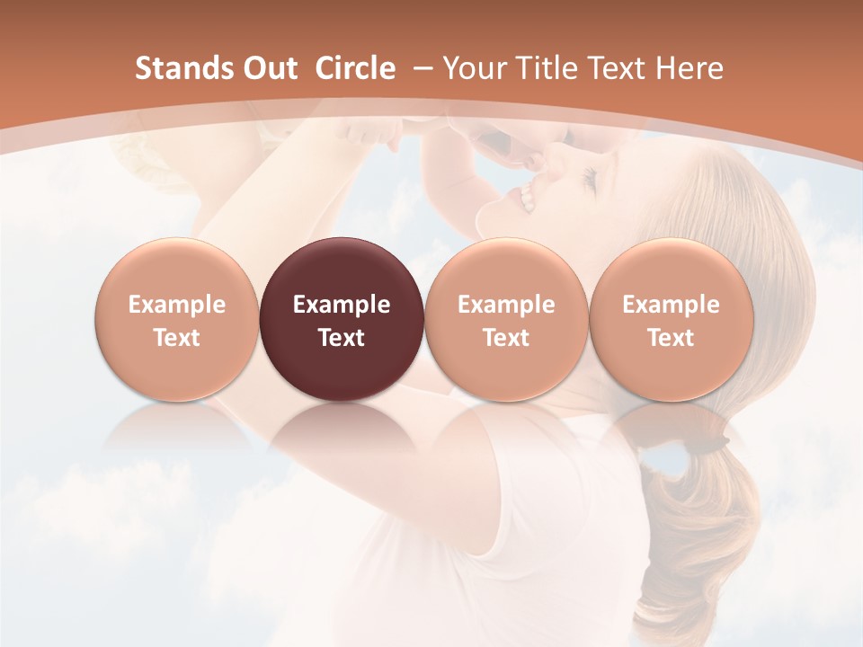 Female Parenthood Emotional PowerPoint Template