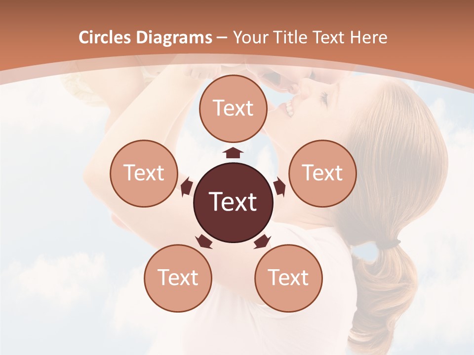 Female Parenthood Emotional PowerPoint Template