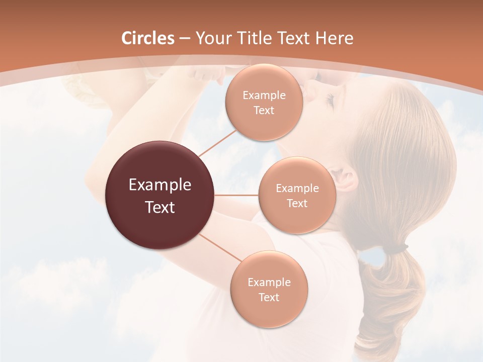 Female Parenthood Emotional PowerPoint Template