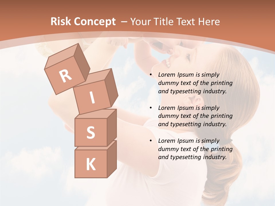 Female Parenthood Emotional PowerPoint Template