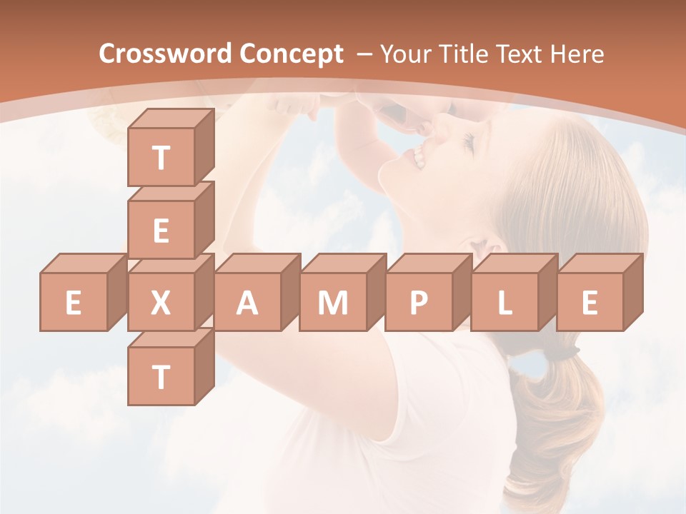 Female Parenthood Emotional PowerPoint Template