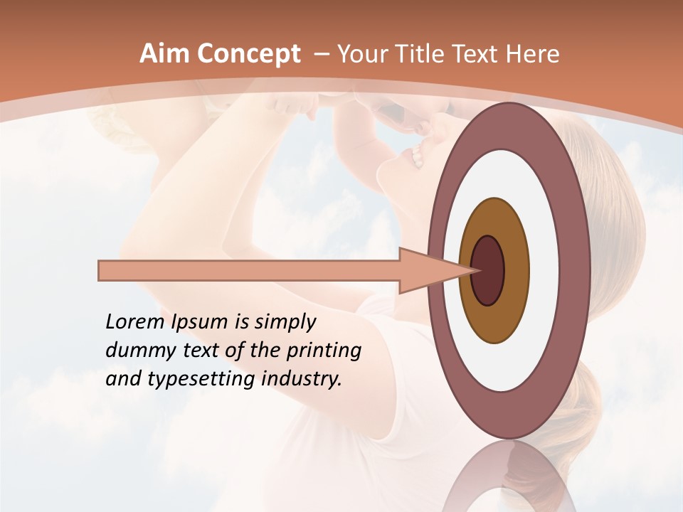 Female Parenthood Emotional PowerPoint Template