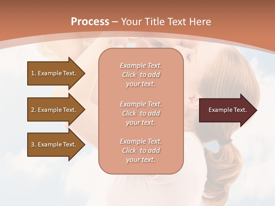 Female Parenthood Emotional PowerPoint Template