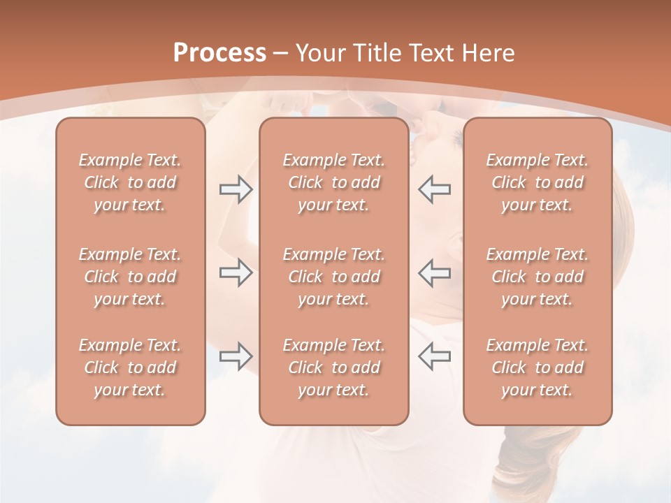 Female Parenthood Emotional PowerPoint Template