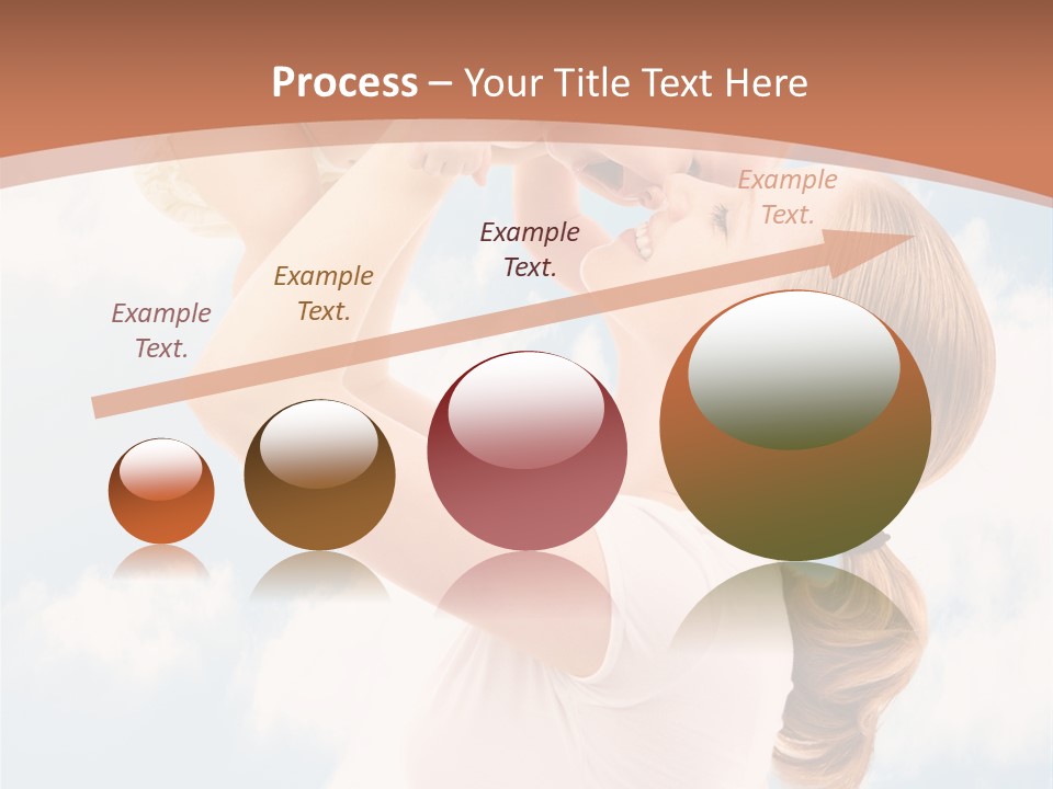 Female Parenthood Emotional PowerPoint Template