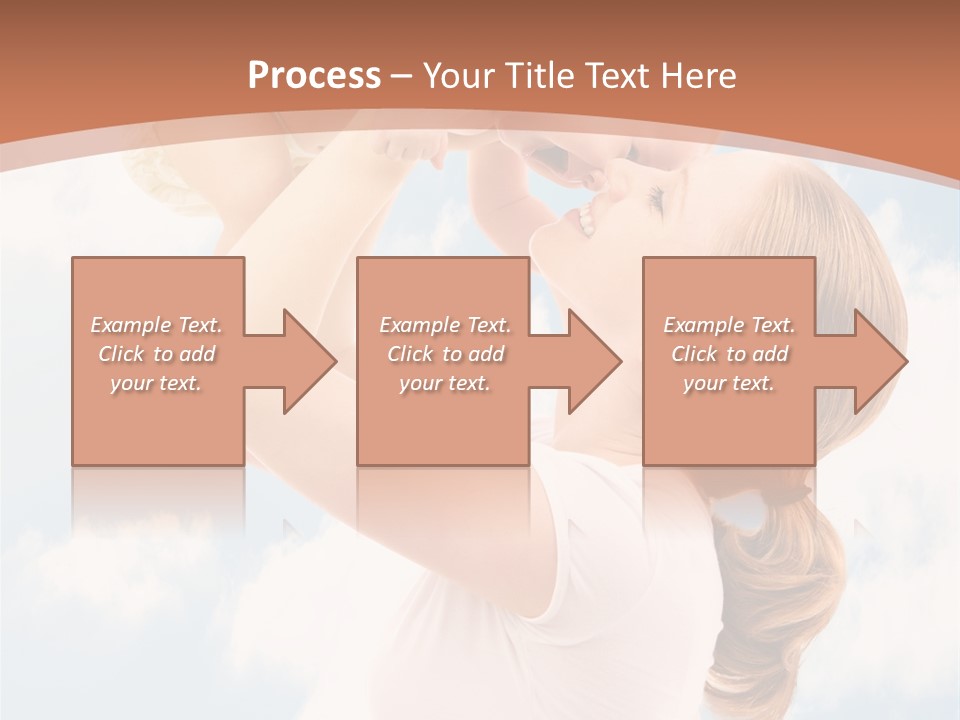 Female Parenthood Emotional PowerPoint Template