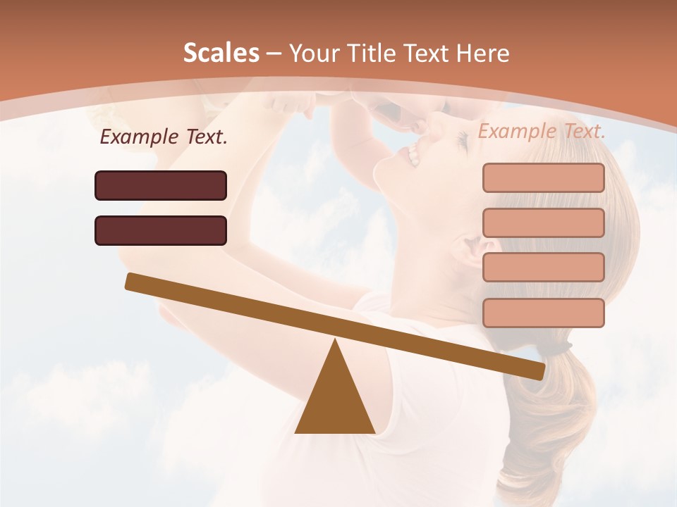 Female Parenthood Emotional PowerPoint Template