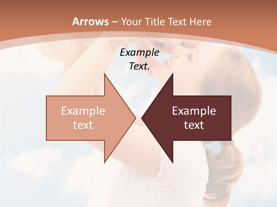 Female Parenthood Emotional PowerPoint Template