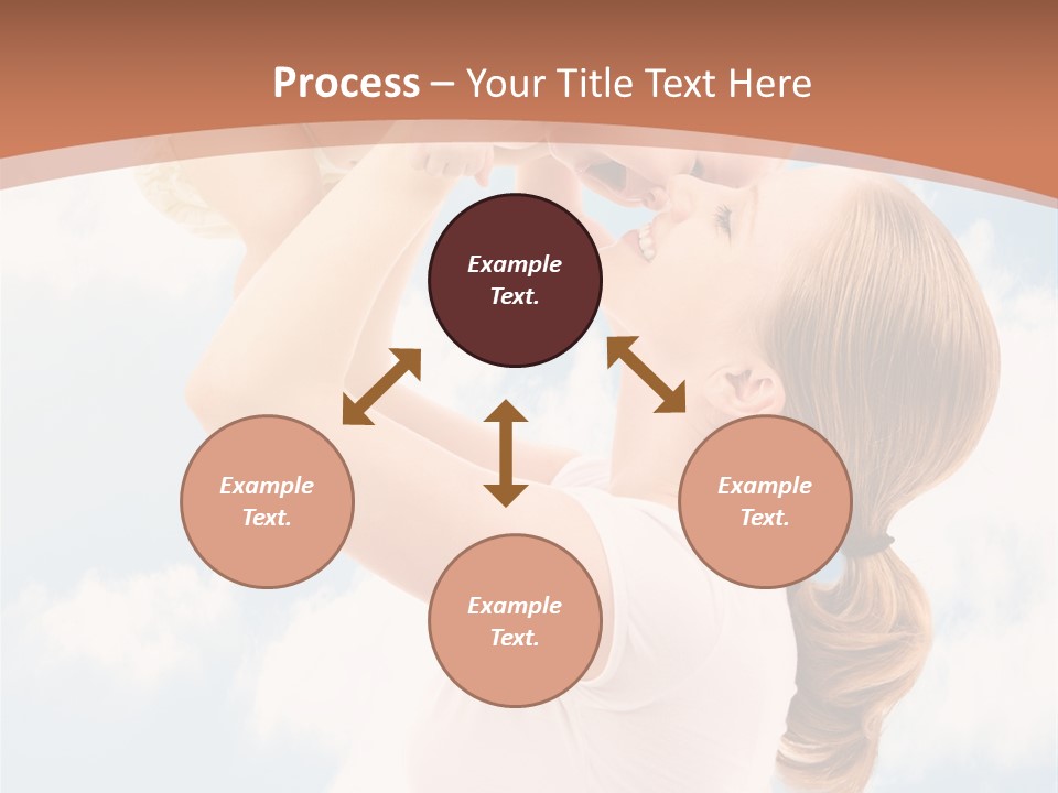 Female Parenthood Emotional PowerPoint Template