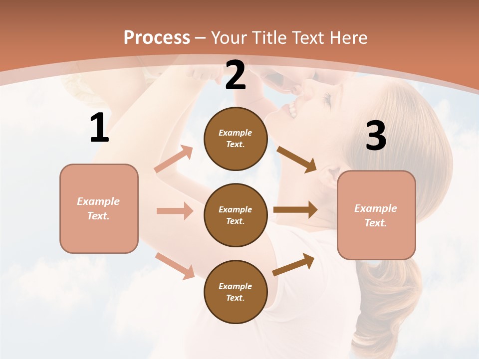 Female Parenthood Emotional PowerPoint Template