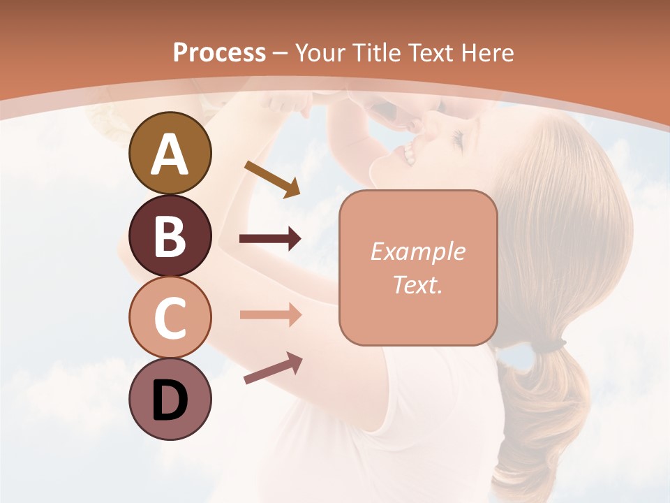 Female Parenthood Emotional PowerPoint Template