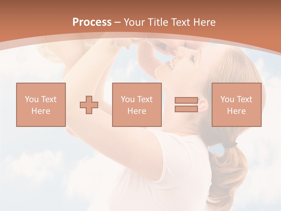 Female Parenthood Emotional PowerPoint Template