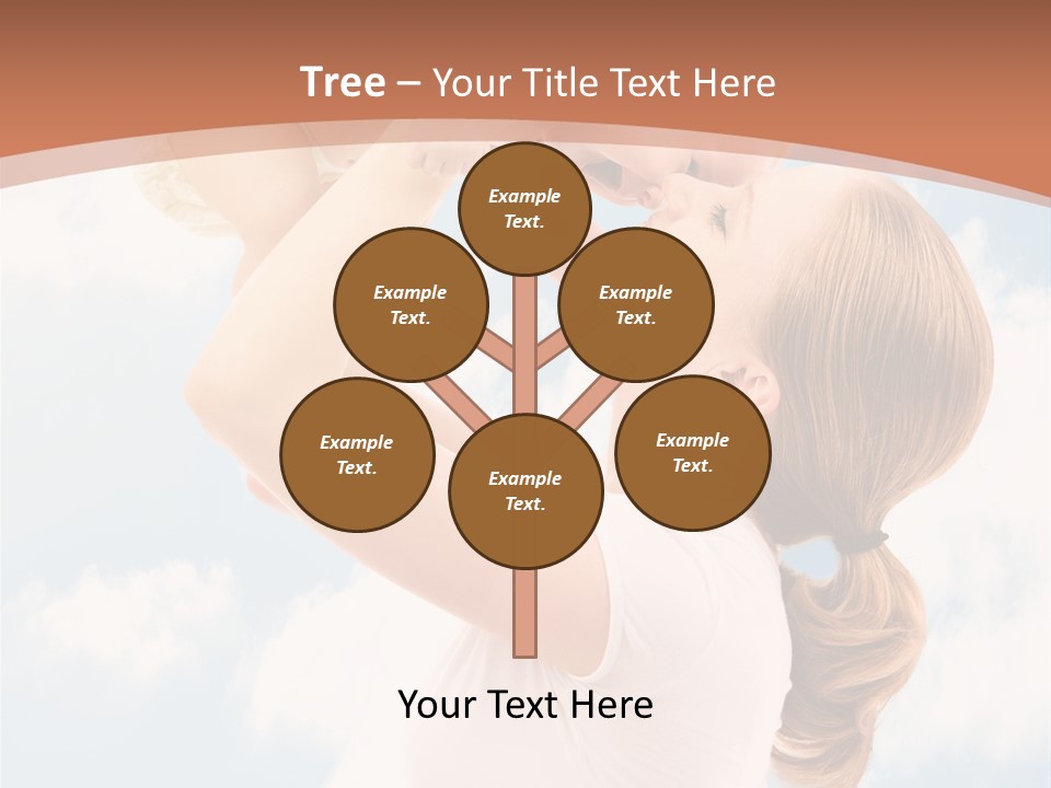 Female Parenthood Emotional PowerPoint Template