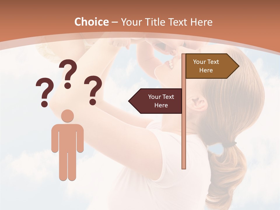 Female Parenthood Emotional PowerPoint Template