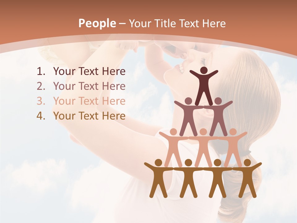 Female Parenthood Emotional PowerPoint Template