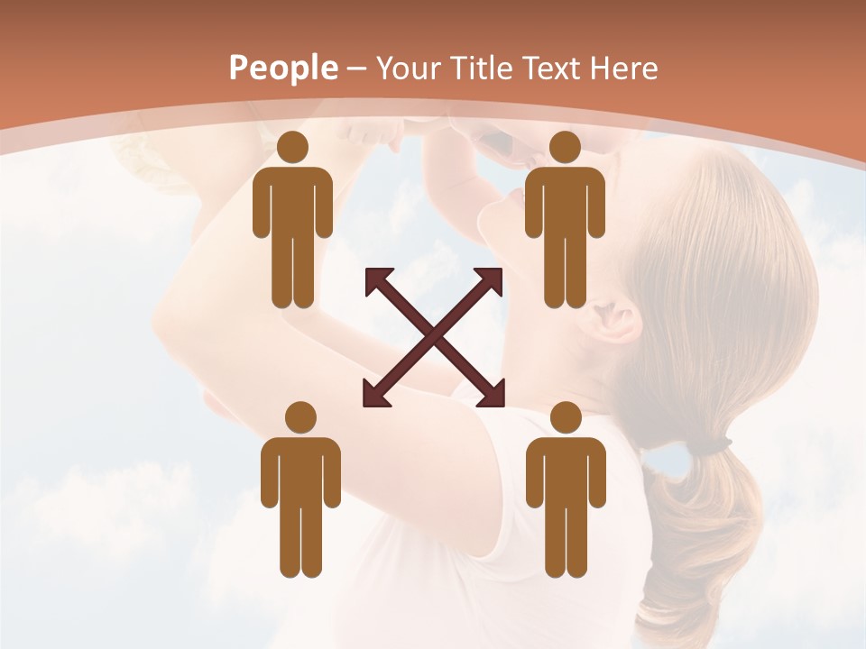 Female Parenthood Emotional PowerPoint Template