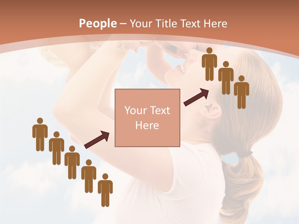 Female Parenthood Emotional PowerPoint Template