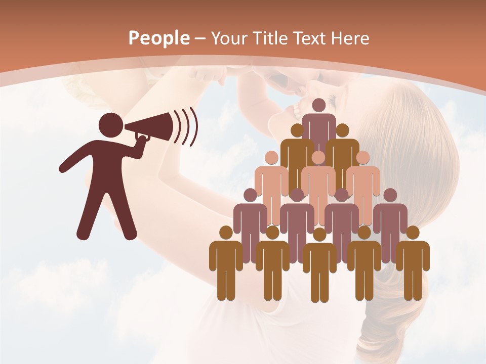 Female Parenthood Emotional PowerPoint Template