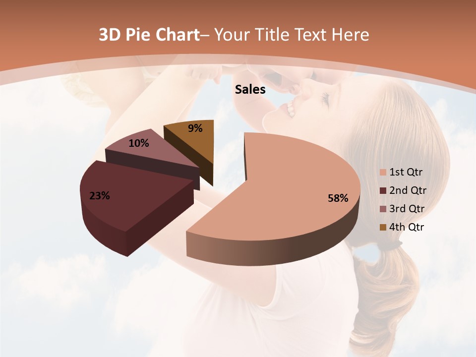 Female Parenthood Emotional PowerPoint Template