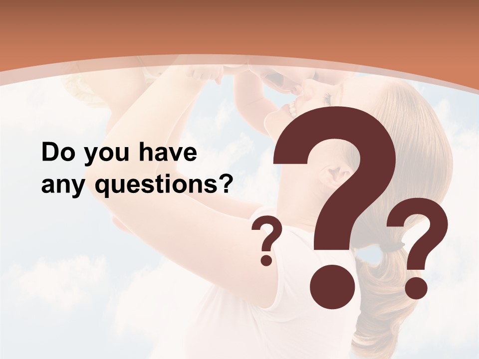 Female Parenthood Emotional PowerPoint Template