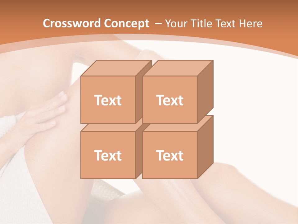 Moisturizer Touch Purity PowerPoint Template