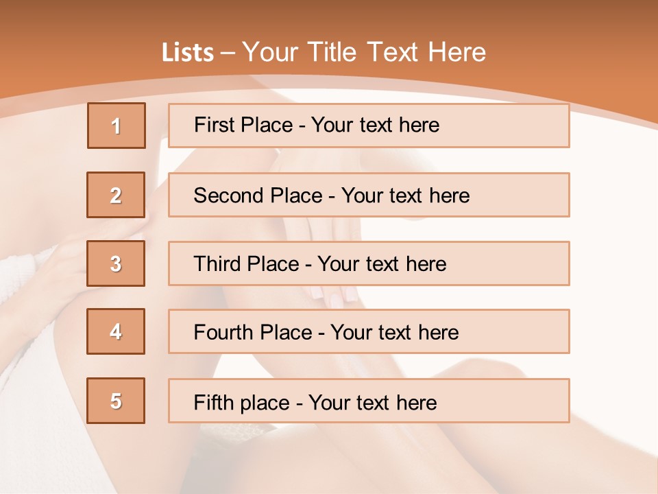 Moisturizer Touch Purity PowerPoint Template