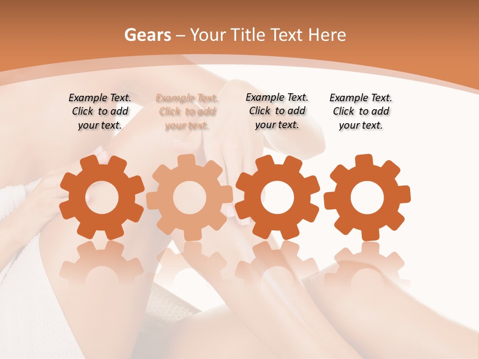 Moisturizer Touch Purity PowerPoint Template