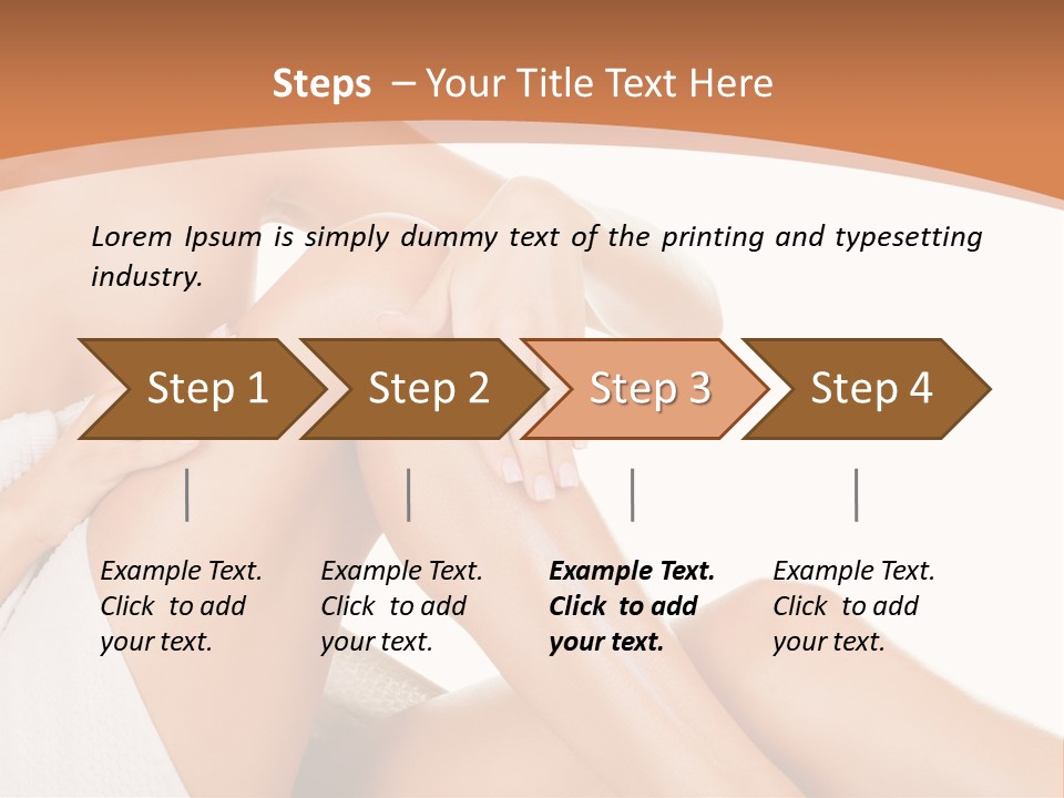 Moisturizer Touch Purity PowerPoint Template