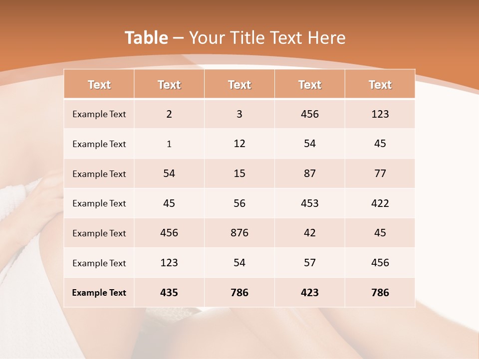 Moisturizer Touch Purity PowerPoint Template
