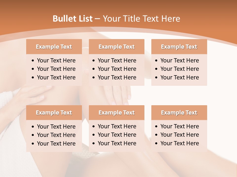 Moisturizer Touch Purity PowerPoint Template