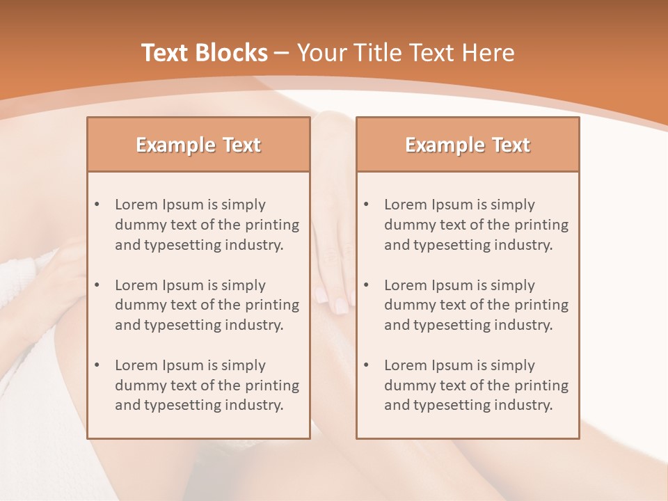Moisturizer Touch Purity PowerPoint Template