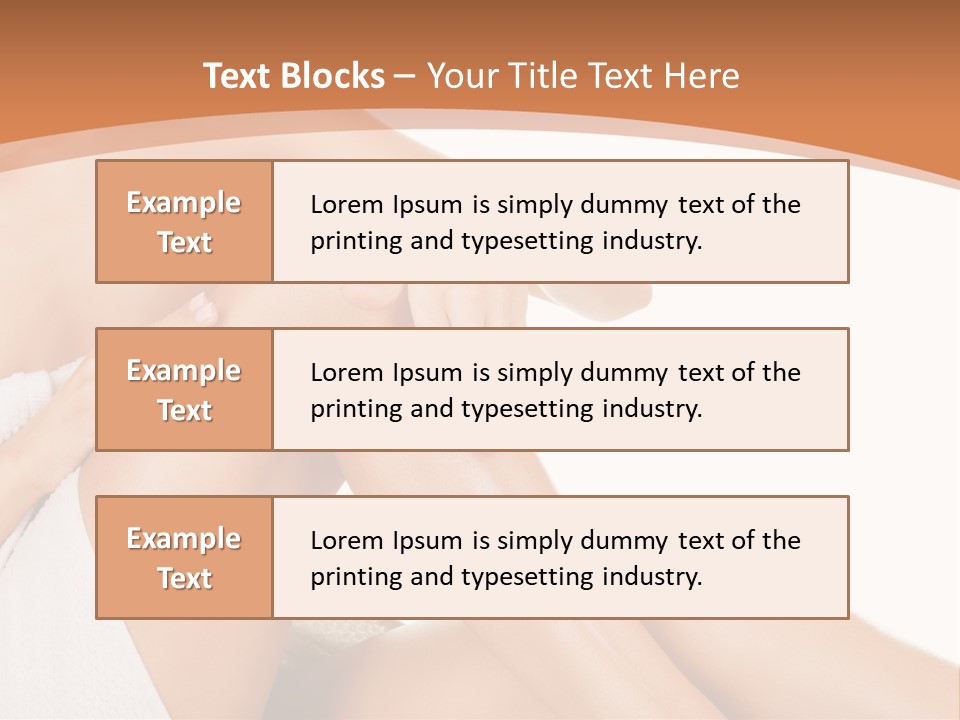 Moisturizer Touch Purity PowerPoint Template