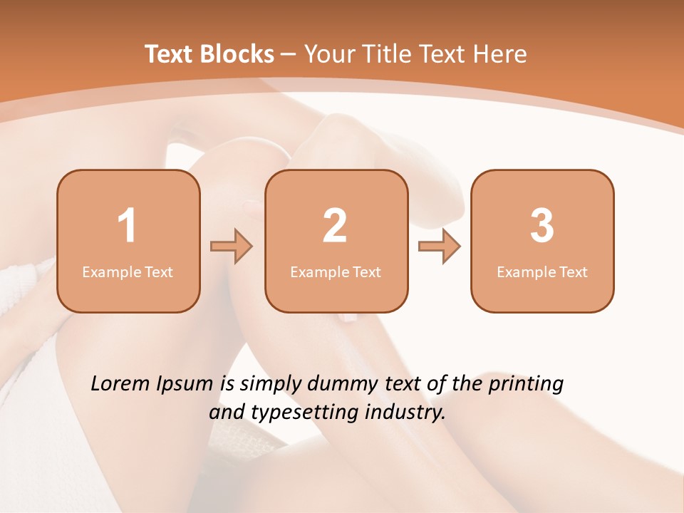 Moisturizer Touch Purity PowerPoint Template