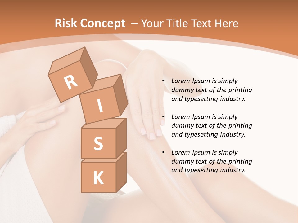 Moisturizer Touch Purity PowerPoint Template