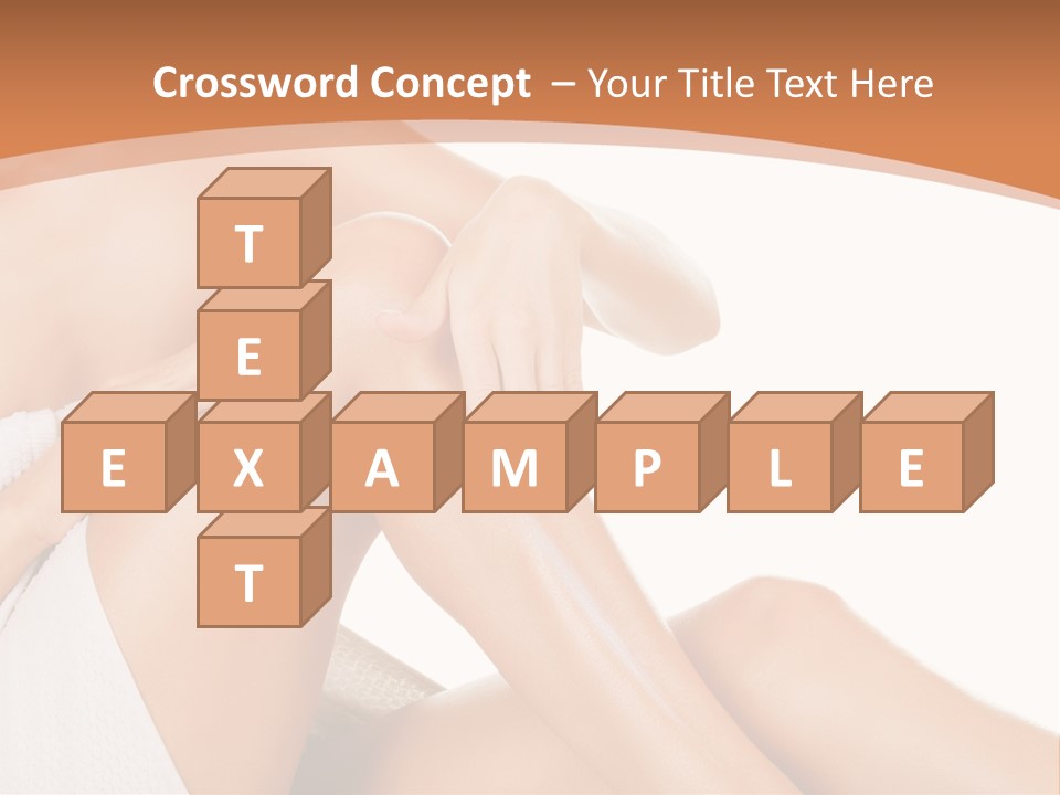 Moisturizer Touch Purity PowerPoint Template