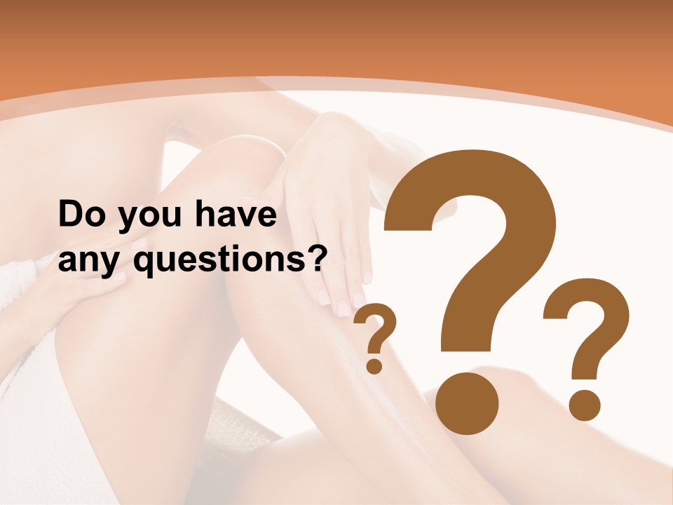 Moisturizer Touch Purity PowerPoint Template