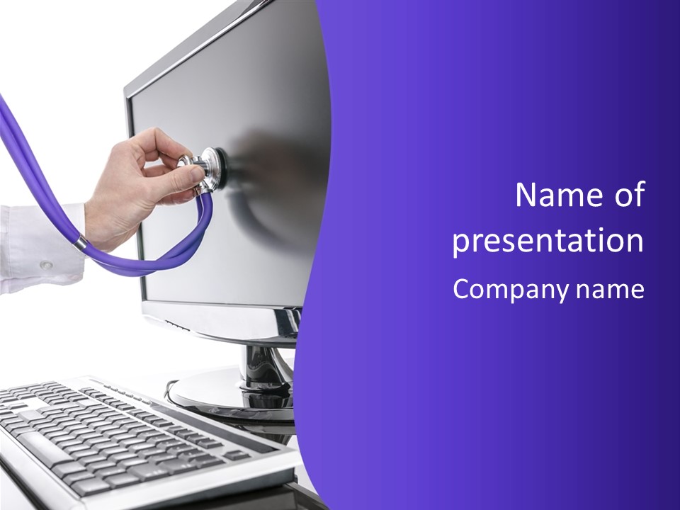 Support Medical Center PowerPoint Template