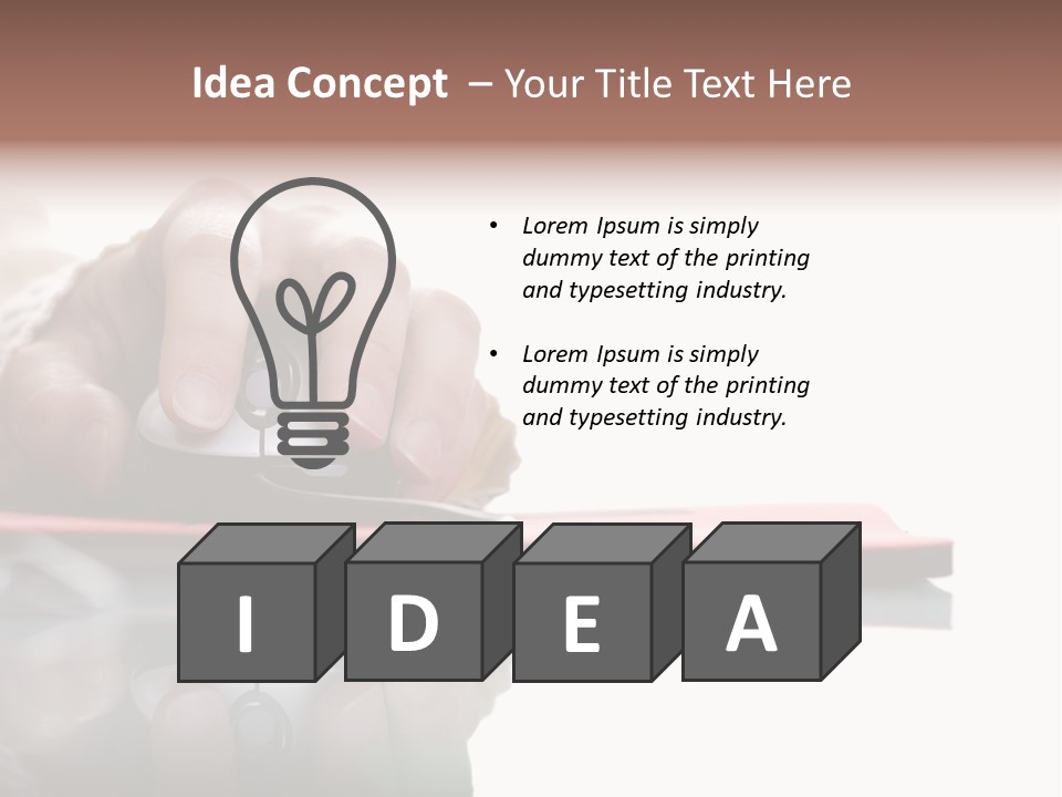 Technology Secretary Internet PowerPoint Template