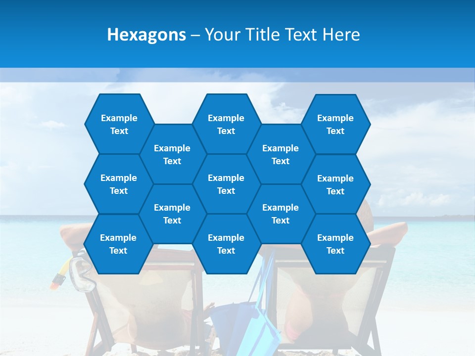 White Flip Flop Water PowerPoint Template