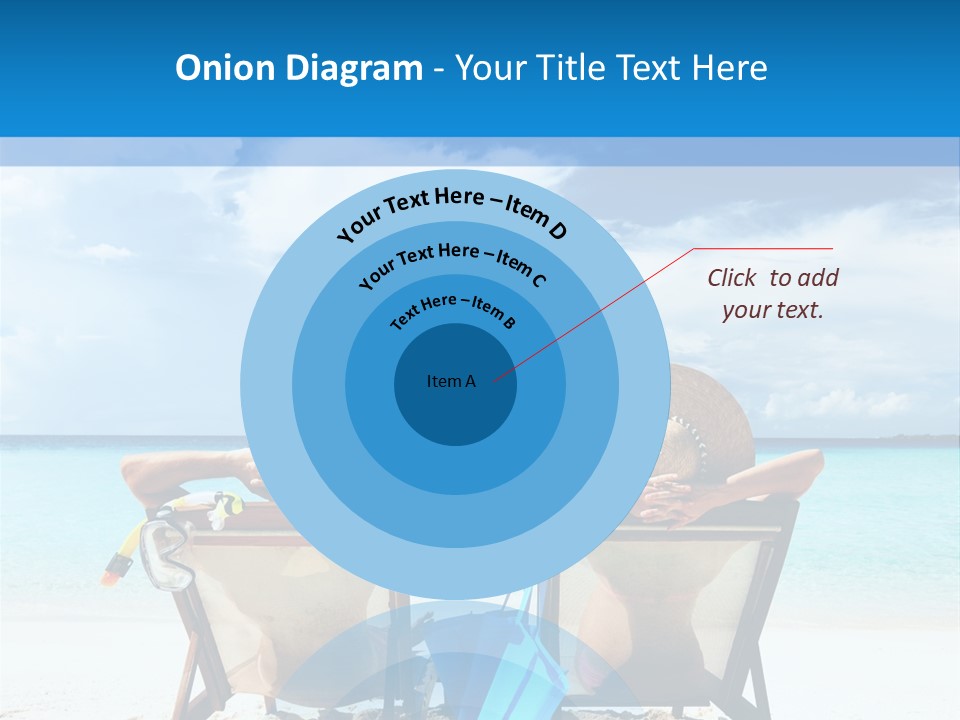 White Flip Flop Water PowerPoint Template