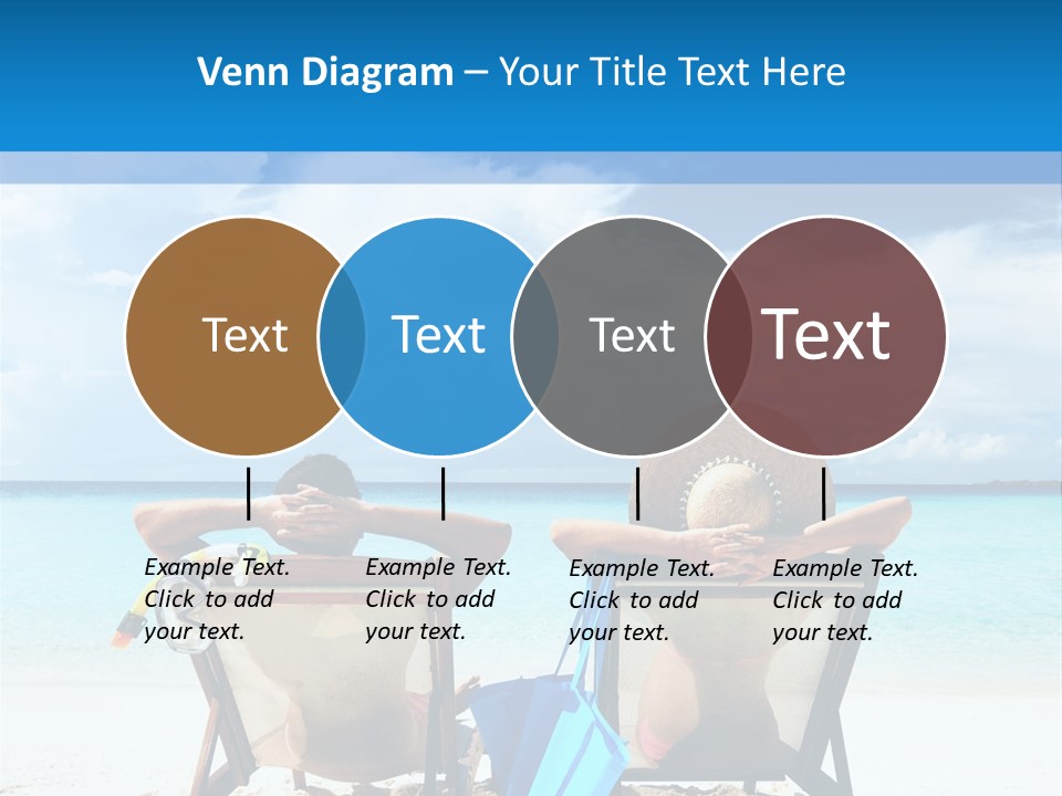 White Flip Flop Water PowerPoint Template
