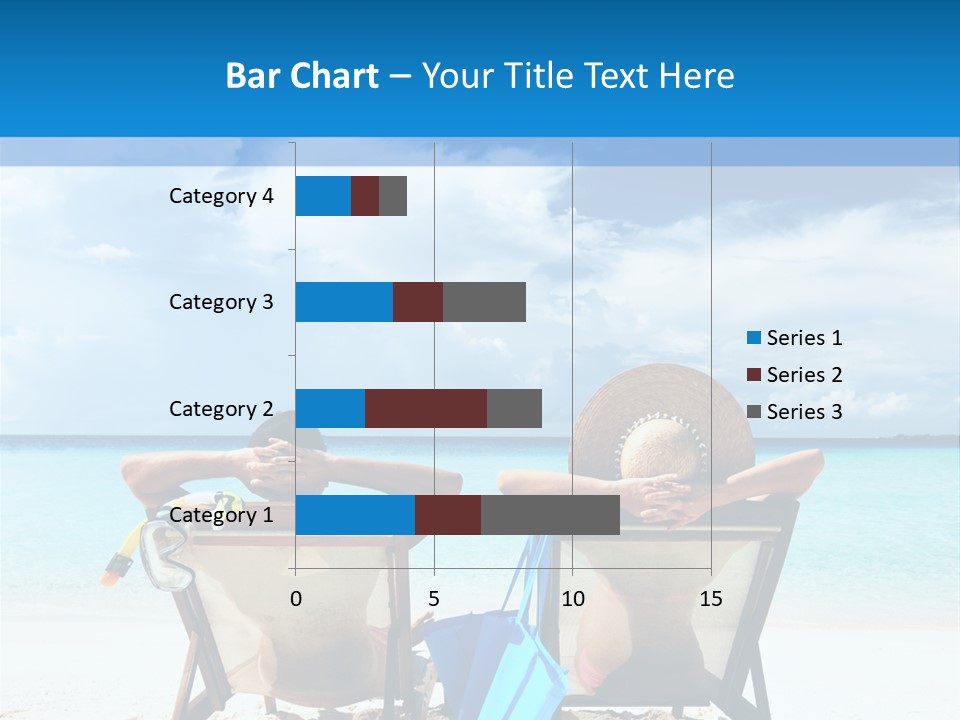 White Flip Flop Water PowerPoint Template