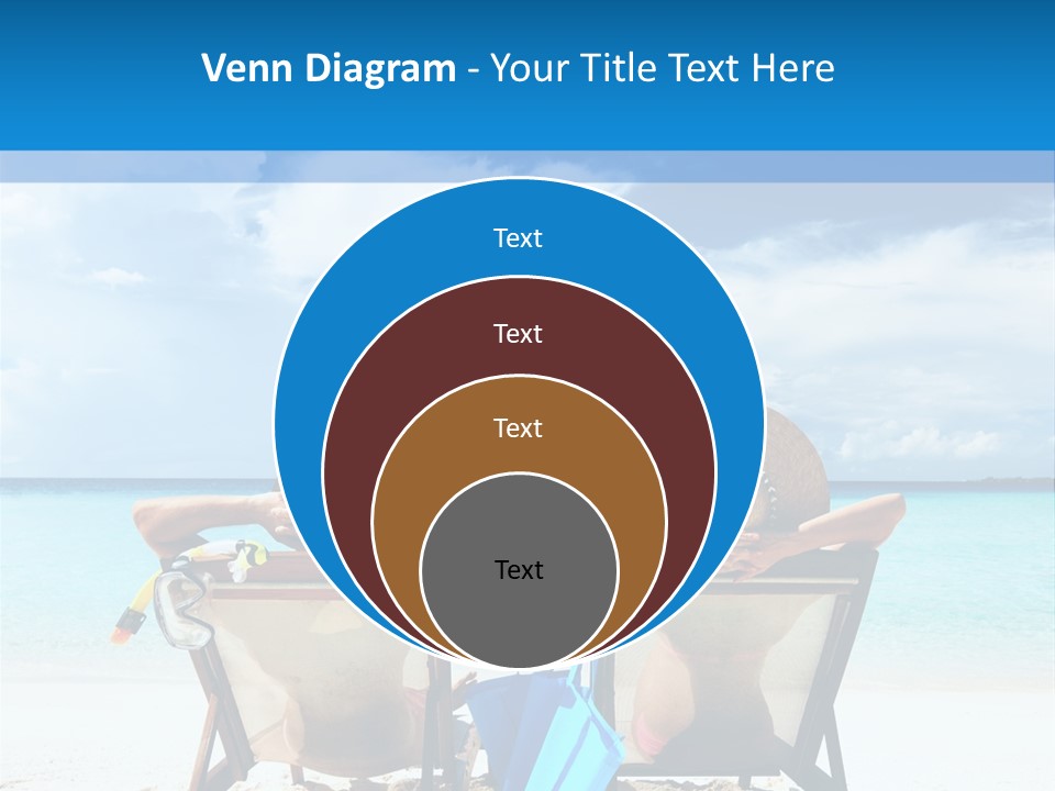 White Flip Flop Water PowerPoint Template