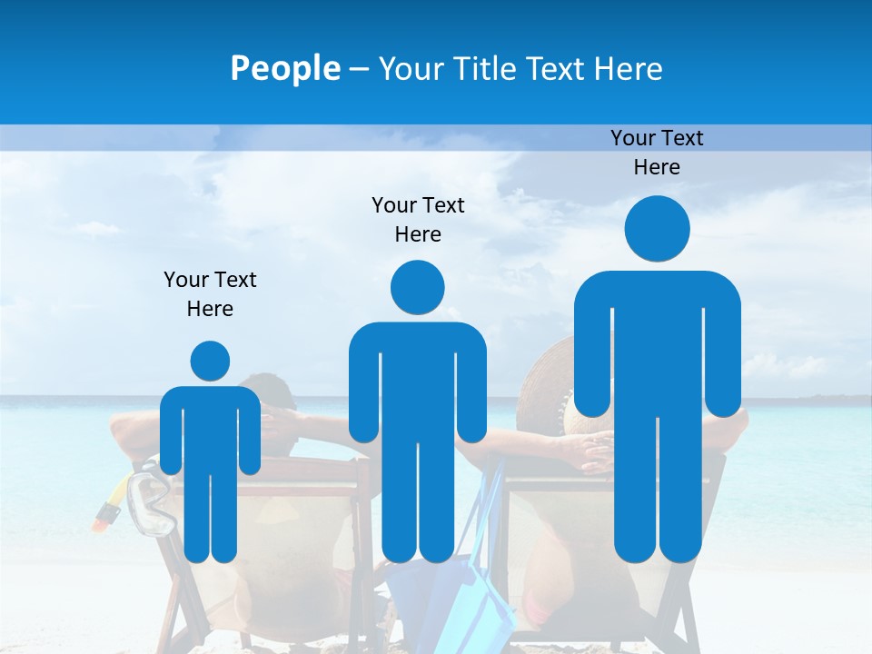 White Flip Flop Water PowerPoint Template