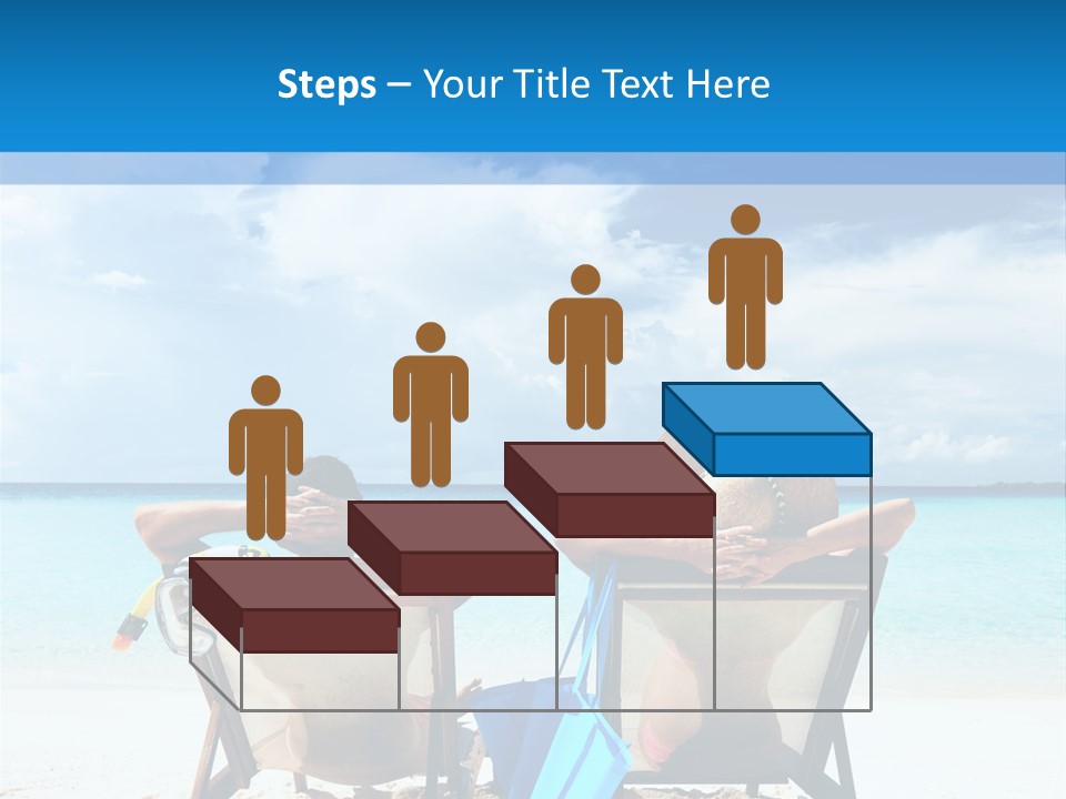 White Flip Flop Water PowerPoint Template