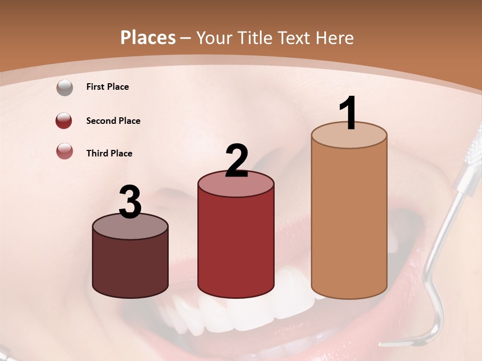 Cosmetics White Orthodontic PowerPoint Template