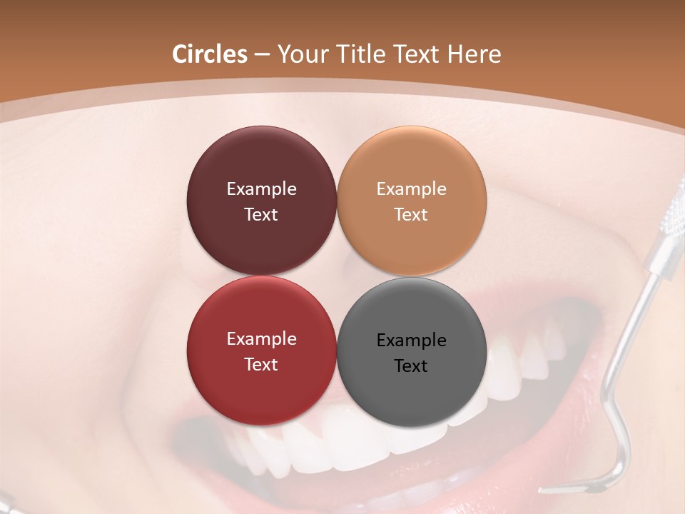 Cosmetics White Orthodontic PowerPoint Template